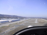 On approach in the Lambada motorglider